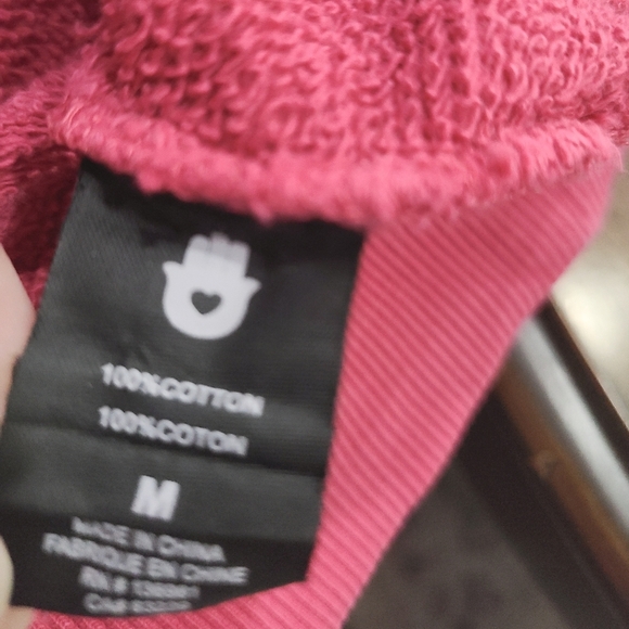 Spiritual Gangster Pink Peloton sweatshirt size M - Picture 7 of 9